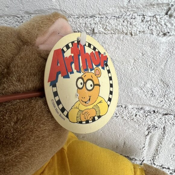 Vintage Arthur 12" Plush 2000 Marc Brown Nancy Sales Co Stuffed Animal New w Tag - Picture 4 of 9